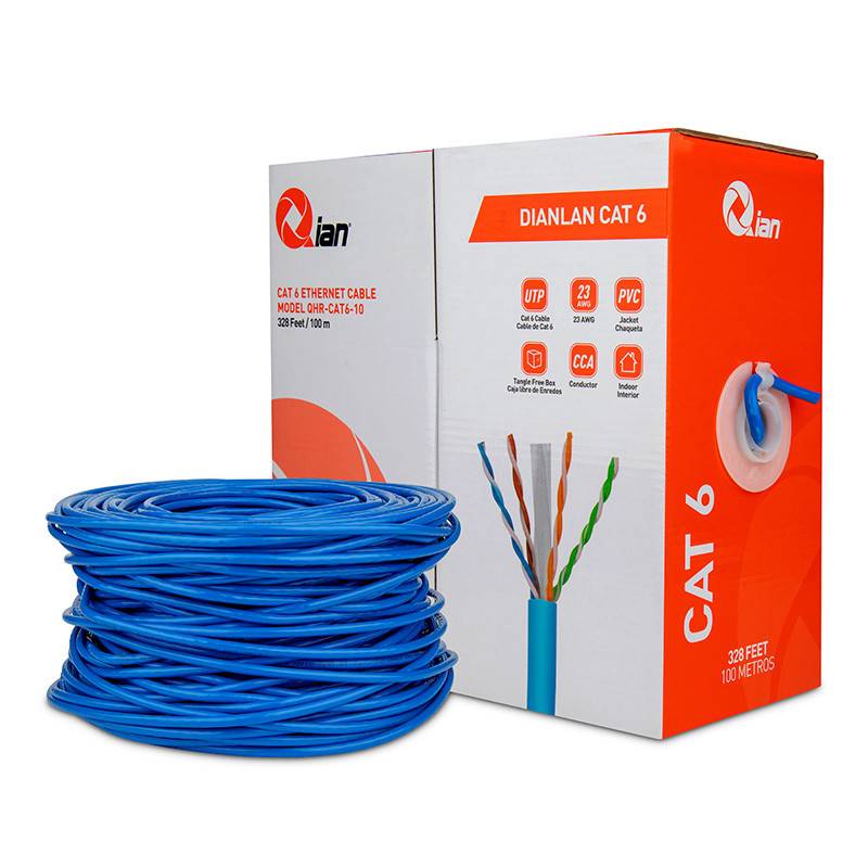 Qian Cat 6 Ethernet Box 100M QHR-CAT6-10 - Qian Cat 6 Ethernet Box 100M QHR-CAT6-10 -